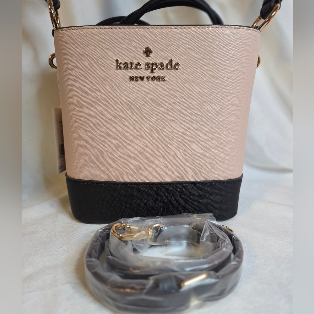 Kate Spade Blush Pink and Black Bag NWT - Picture 1 of 12